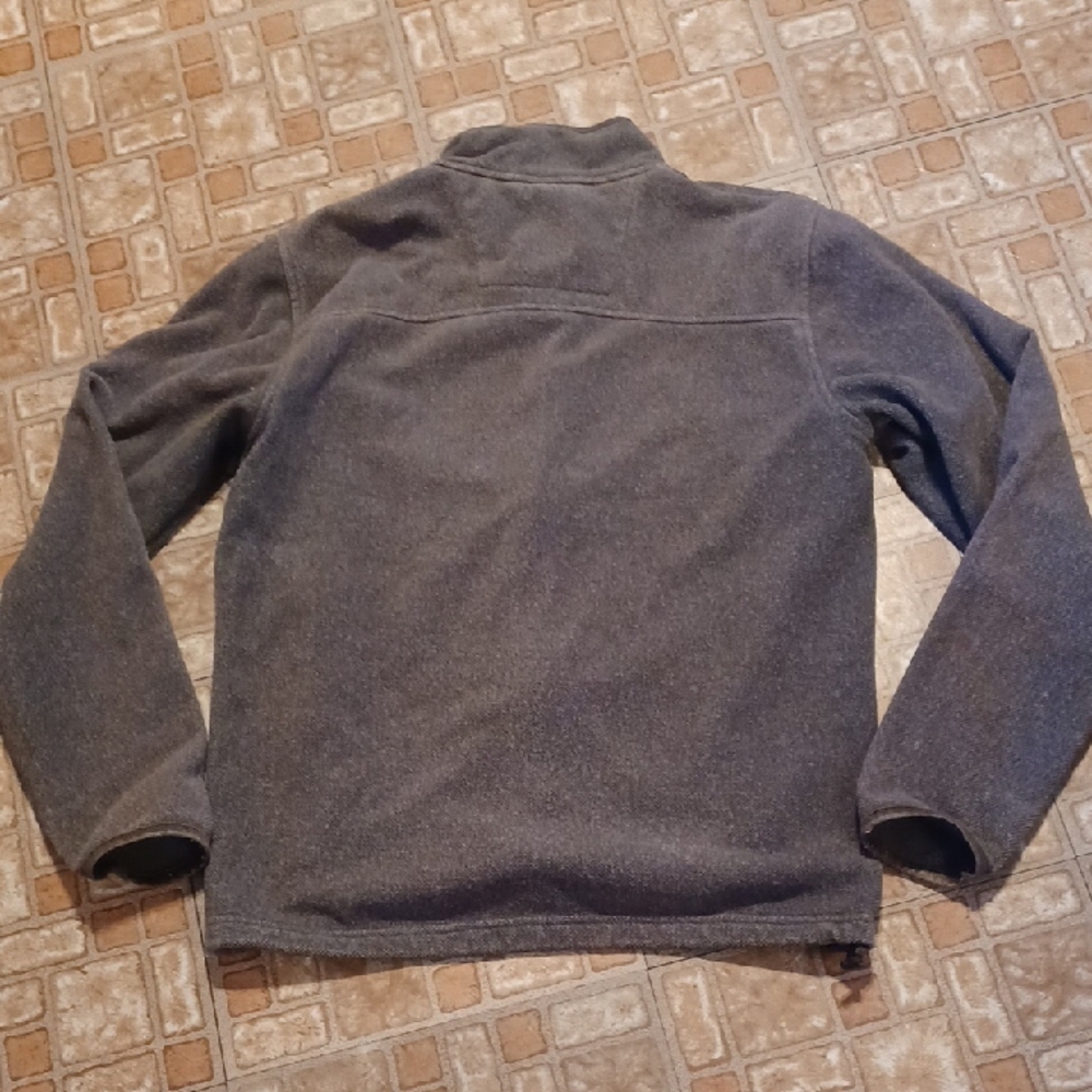Carhartt Charcoal Full-Zip Fleece Jacket - Picture 4 of 4